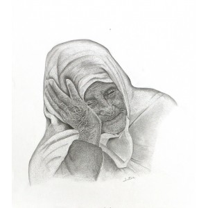 Imtiaz Ali, 14 x 16 Inch, Pencil on Paper, Figurative Painting, AC-IMA-001